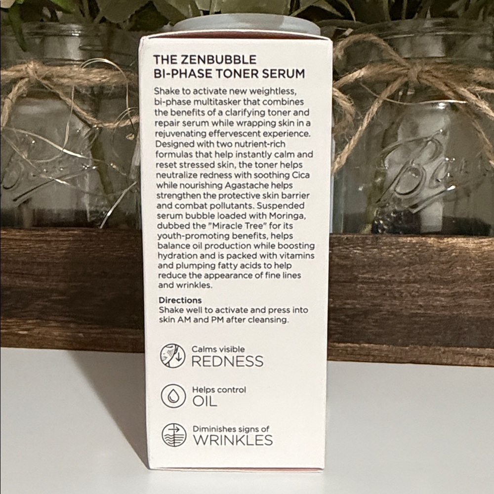 Beautybio The ZenBubble Bi-Phase Toner Serum 50ml New in Box - Picture 6 of 10